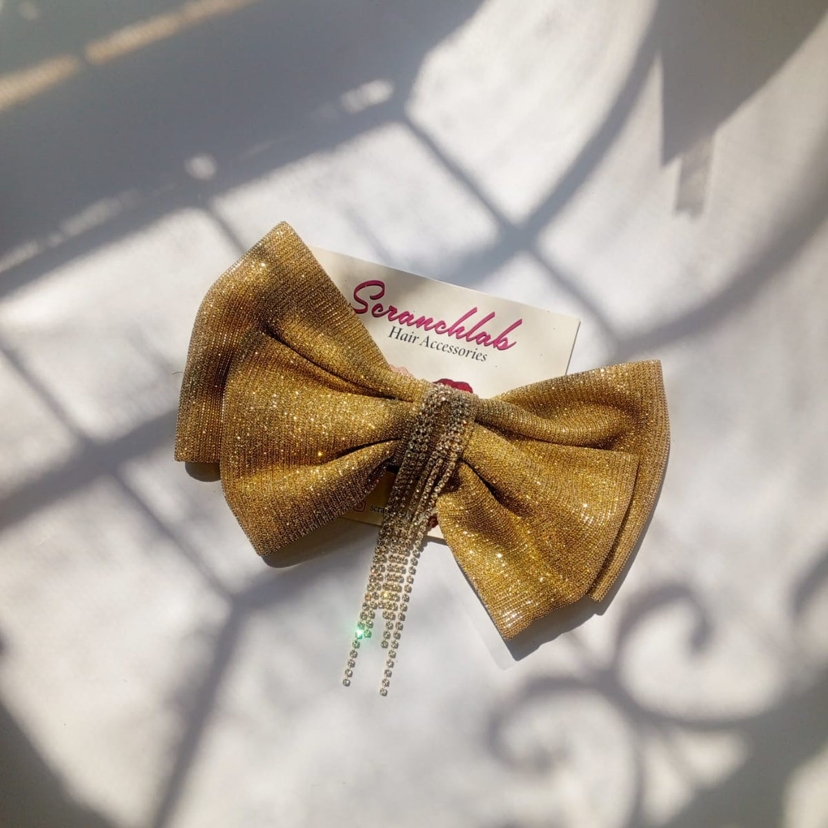 Scranchlab Aurora Gold Bow - full view